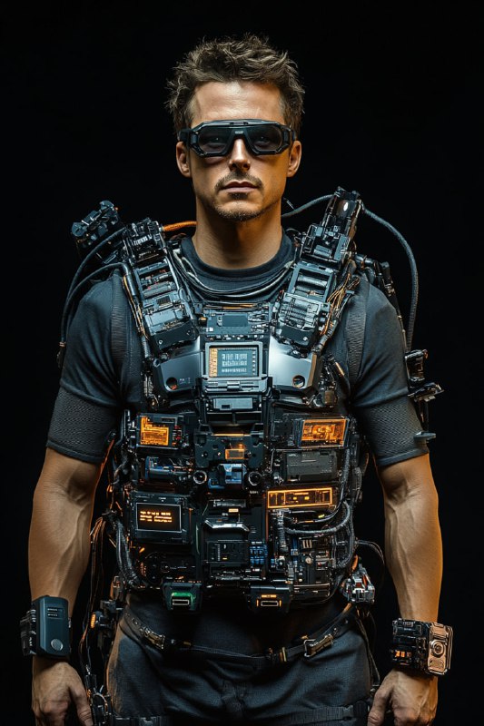 Ultra-realistic portrait of a Handsome Tech Everything-Repair Man