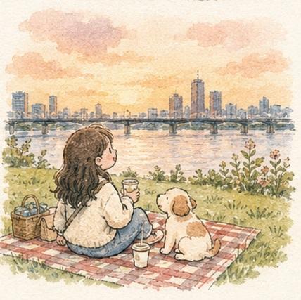 Watercolor City Slice-of-Life
