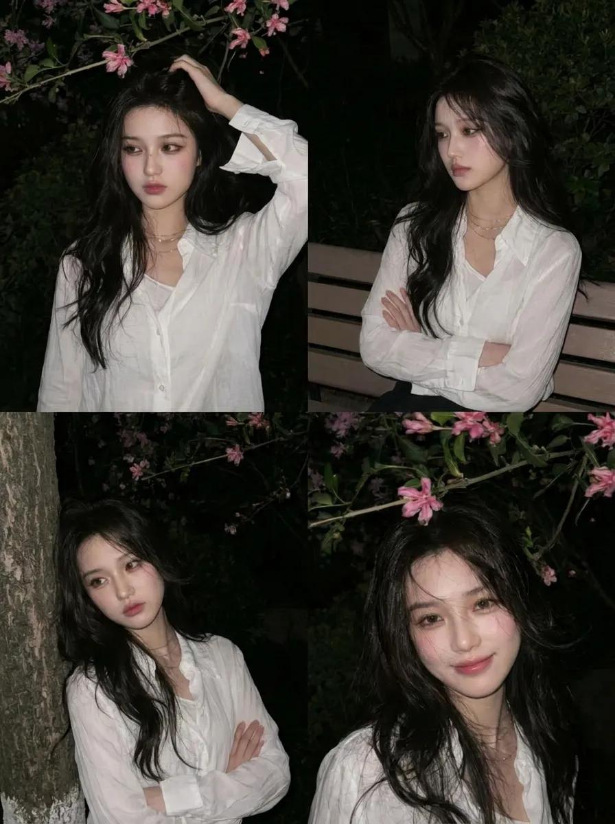 Night Blossom Candid Portrait