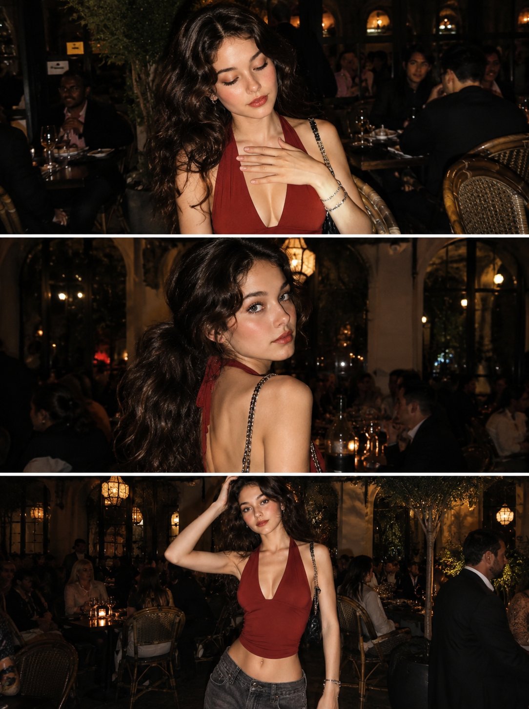 Nightlife Restaurant Flash Collage
