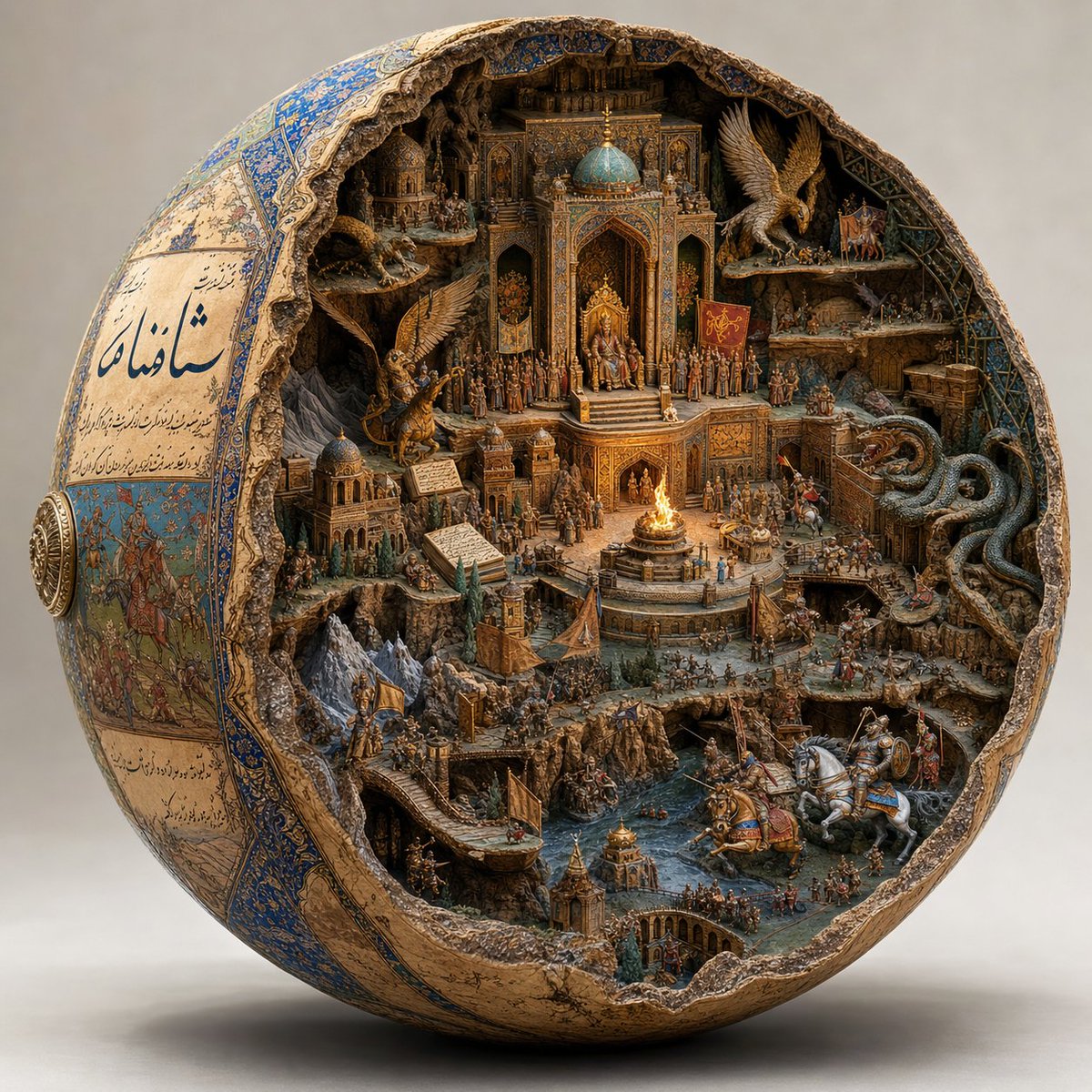 Spherical Artifact World Cross-Section