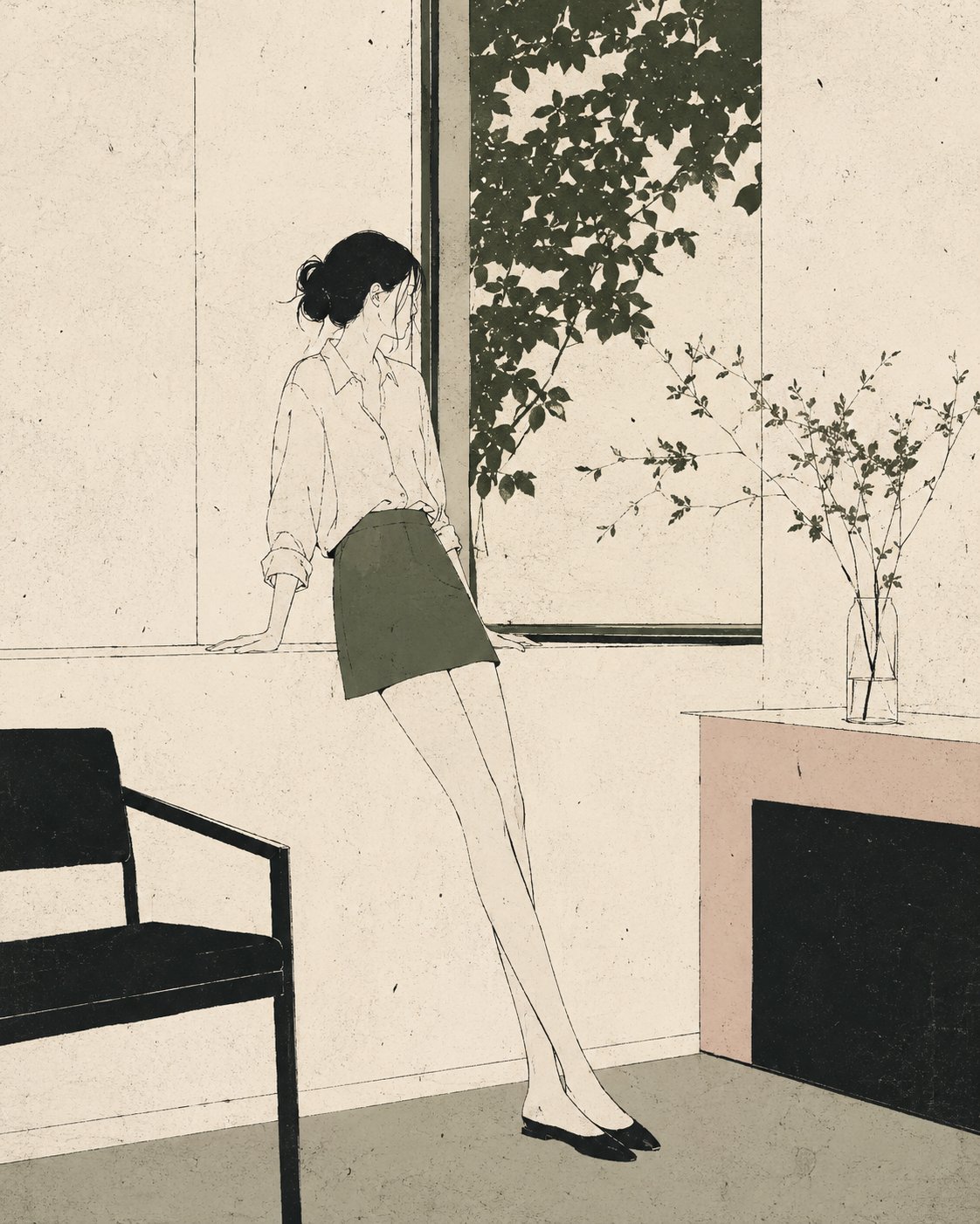 Nordic Literary Editorial Illustration