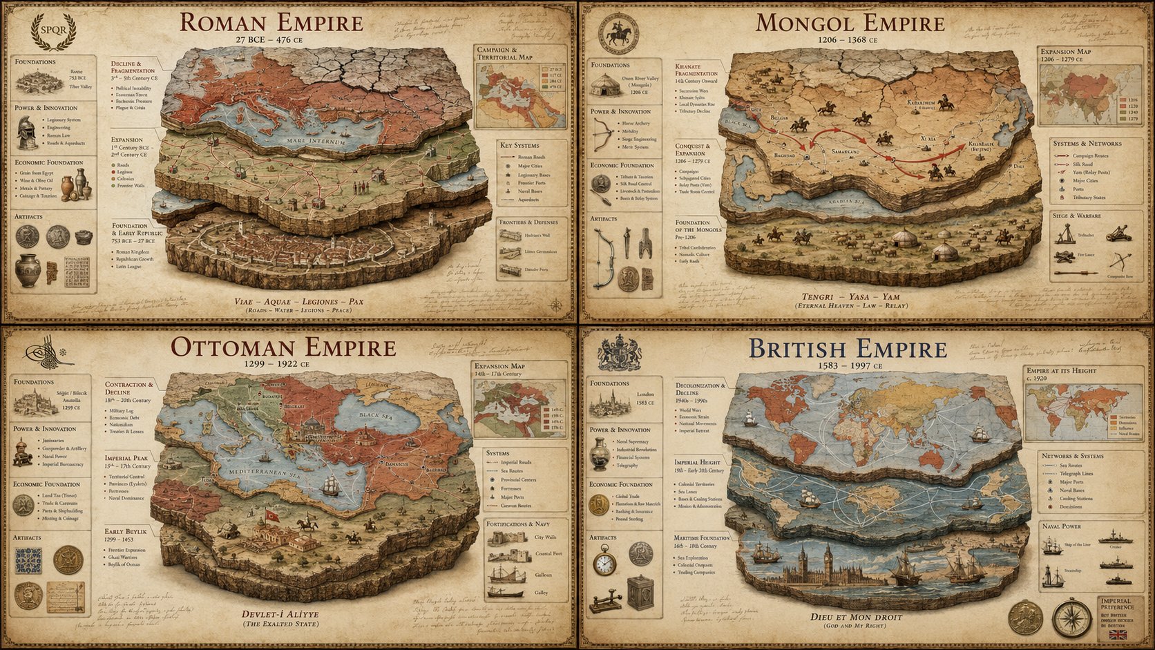 Luxury Historical Civilization Strategy Card