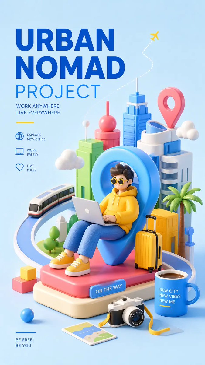 Dopamine 3D Urban Poster