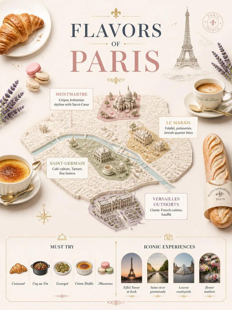 Flavors of Moscow Food Infographic