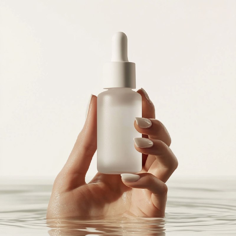 Skincare Dropper Bottle in Water