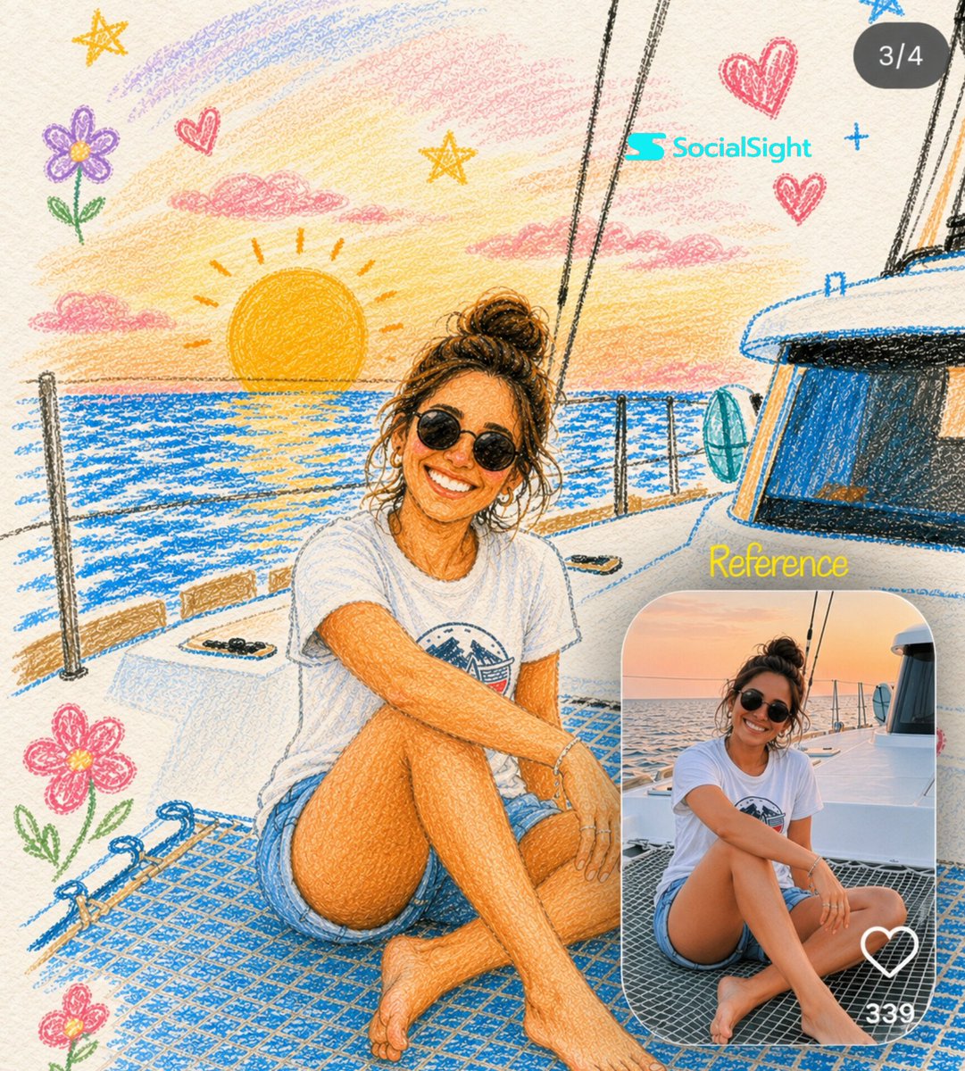 Colored Pencil Photo Transformation