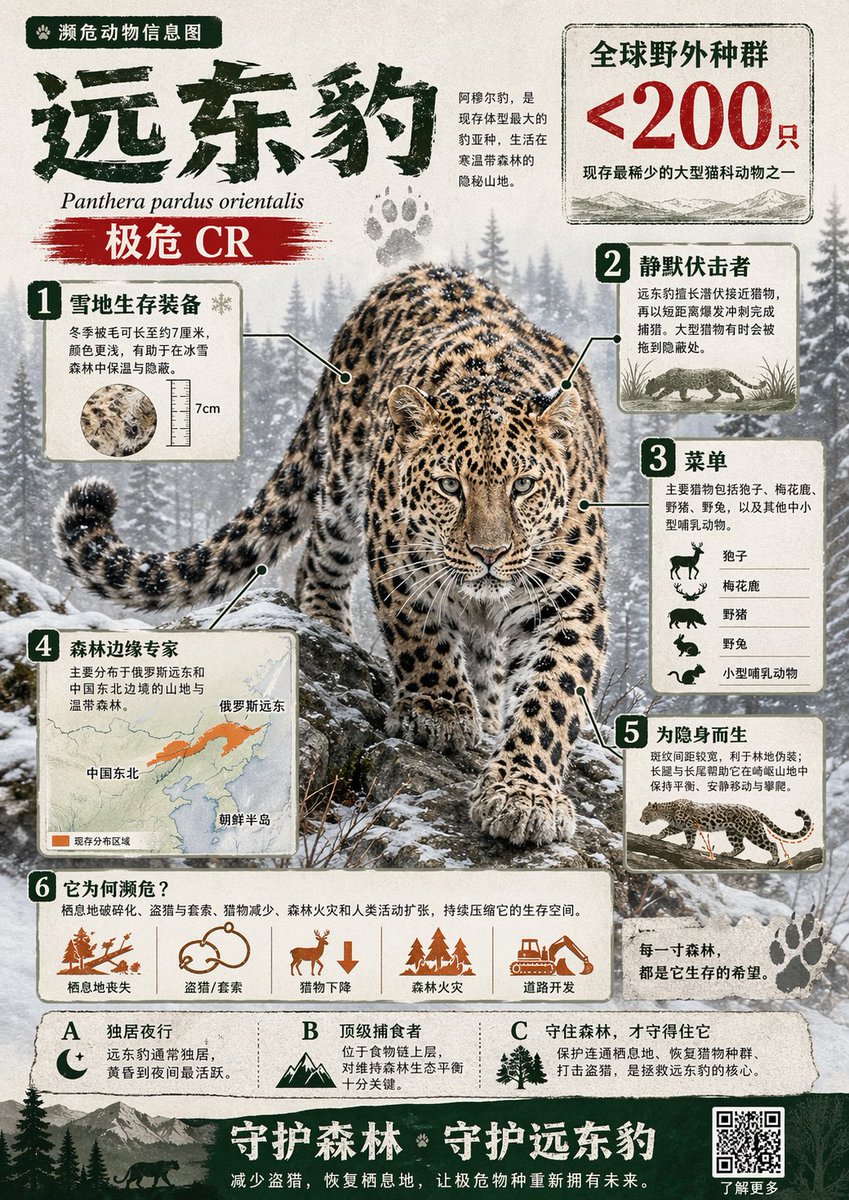 Chinese Wildlife Infographic
