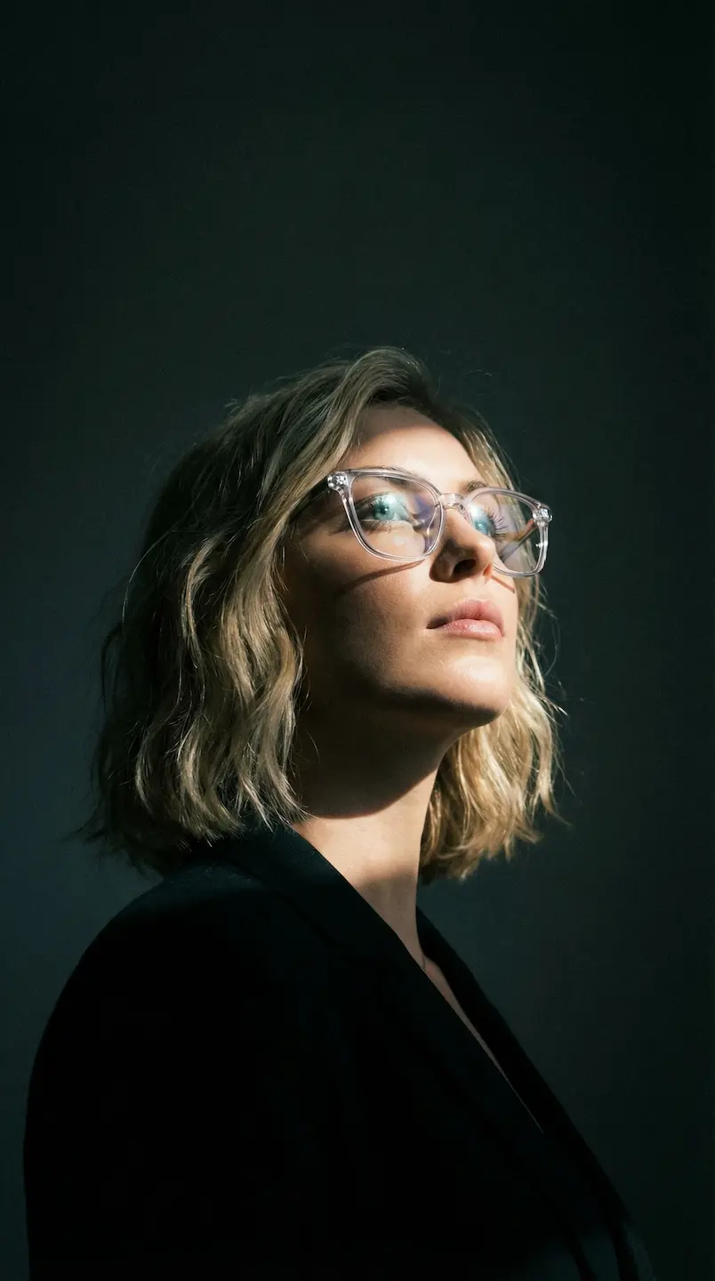 Dramatic Low-Angle Light Portrait