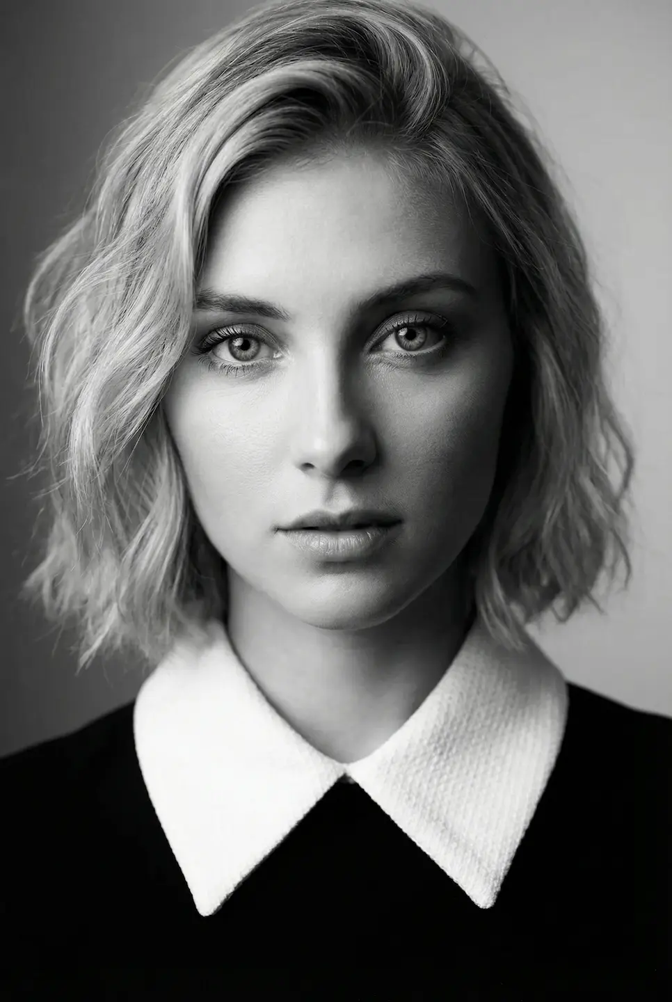 Minimalist Monochrome Portrait