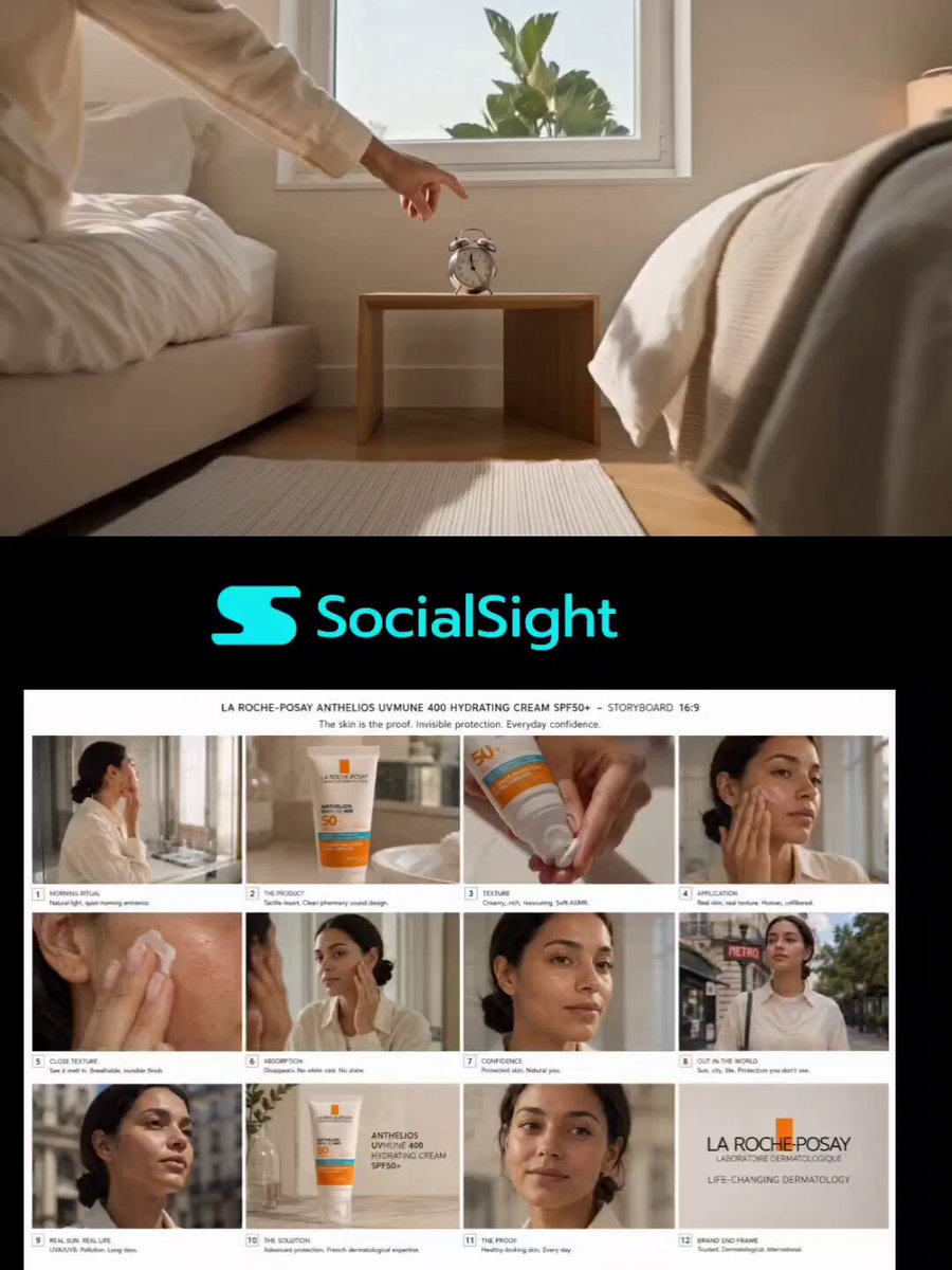 French Pharmacy Beauty Commercial Storyboard Cover