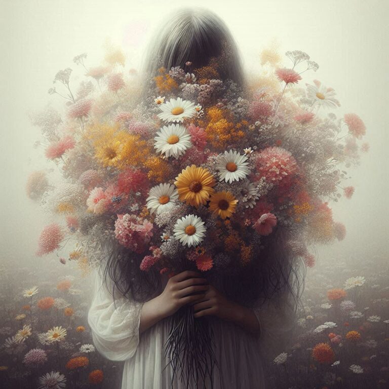 Mystery Surreal Illustration Young Girl