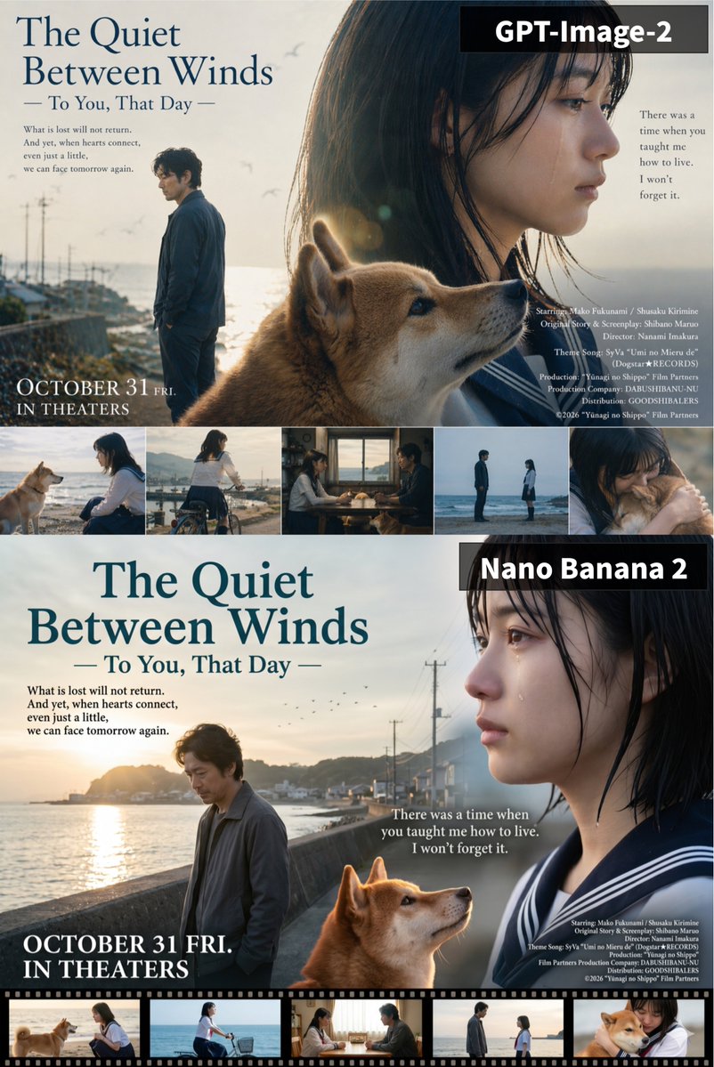 Movie Poster With Layered Montage Composition