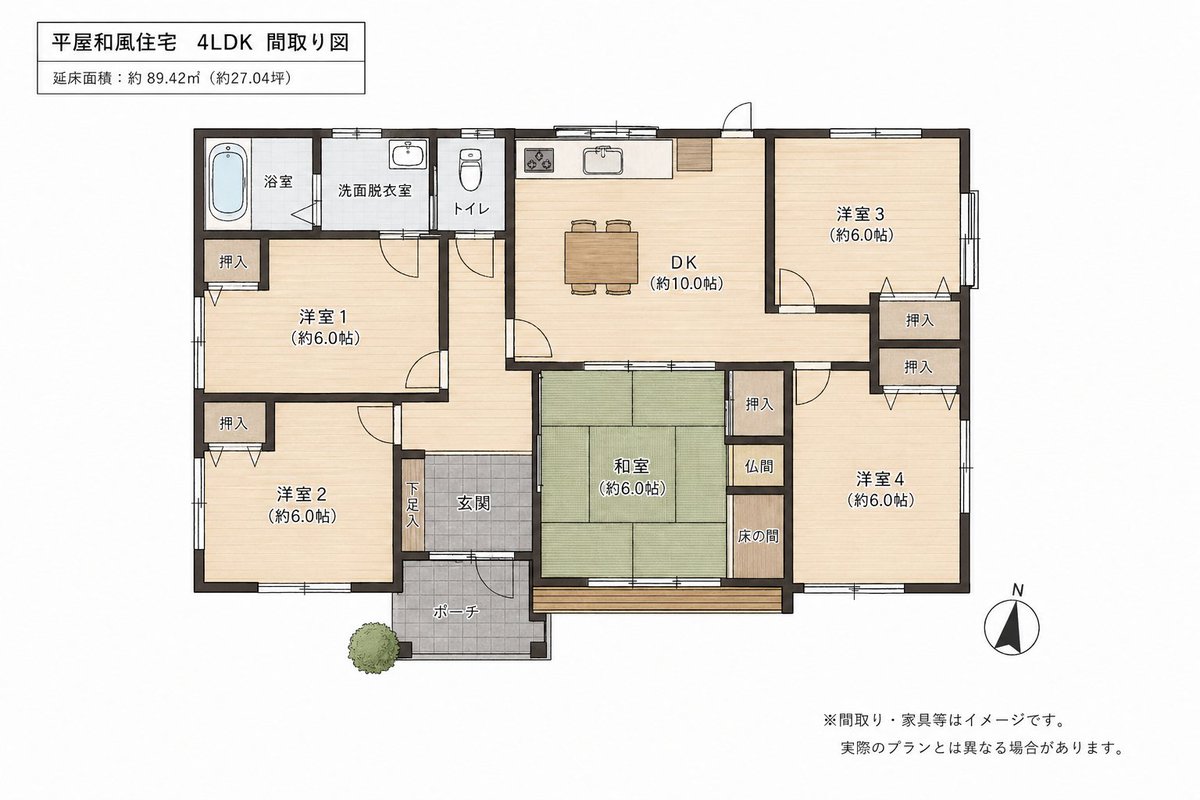 Infographic / Edu Visual - Japanese House Floor Plan Generator
