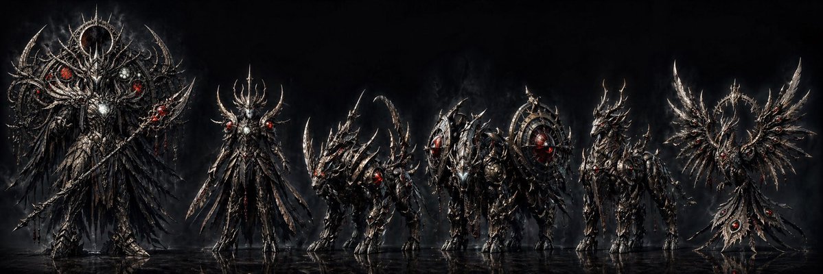 Comic / Storyboard - Dark Fantasy Combining Mecha Lineup