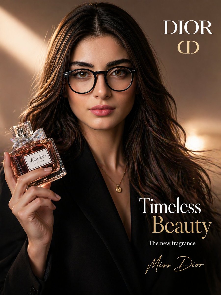 Luxury Beauty Perfume Ad Campaign