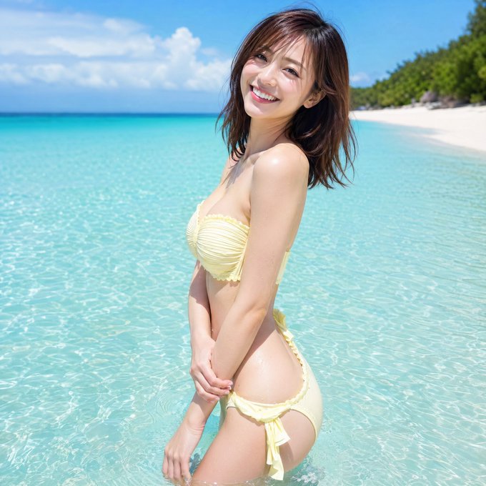 Bikini Beauty on the Azure Coast
