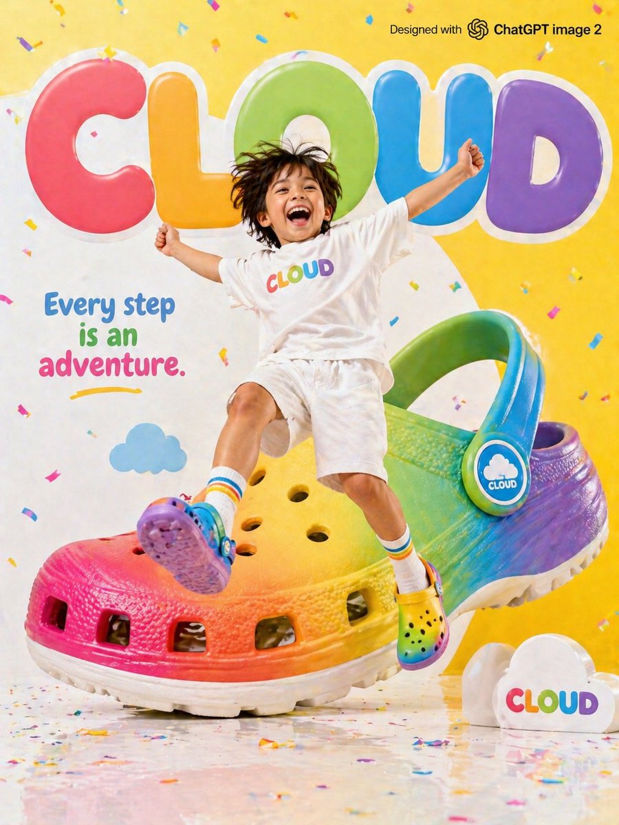 Cloud Kids Shoes Joyful Jump Ad