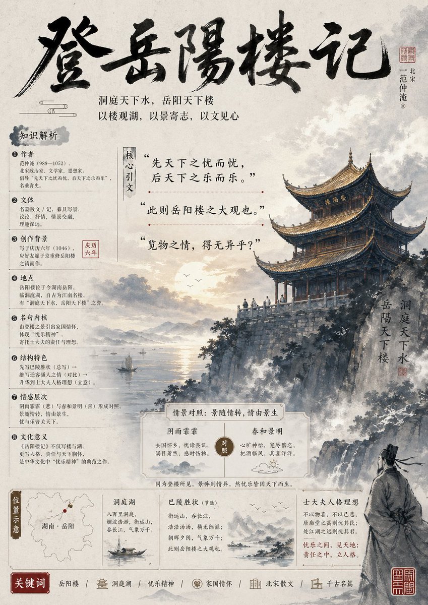 Poetic Layered Poetry Analysis Poster Design