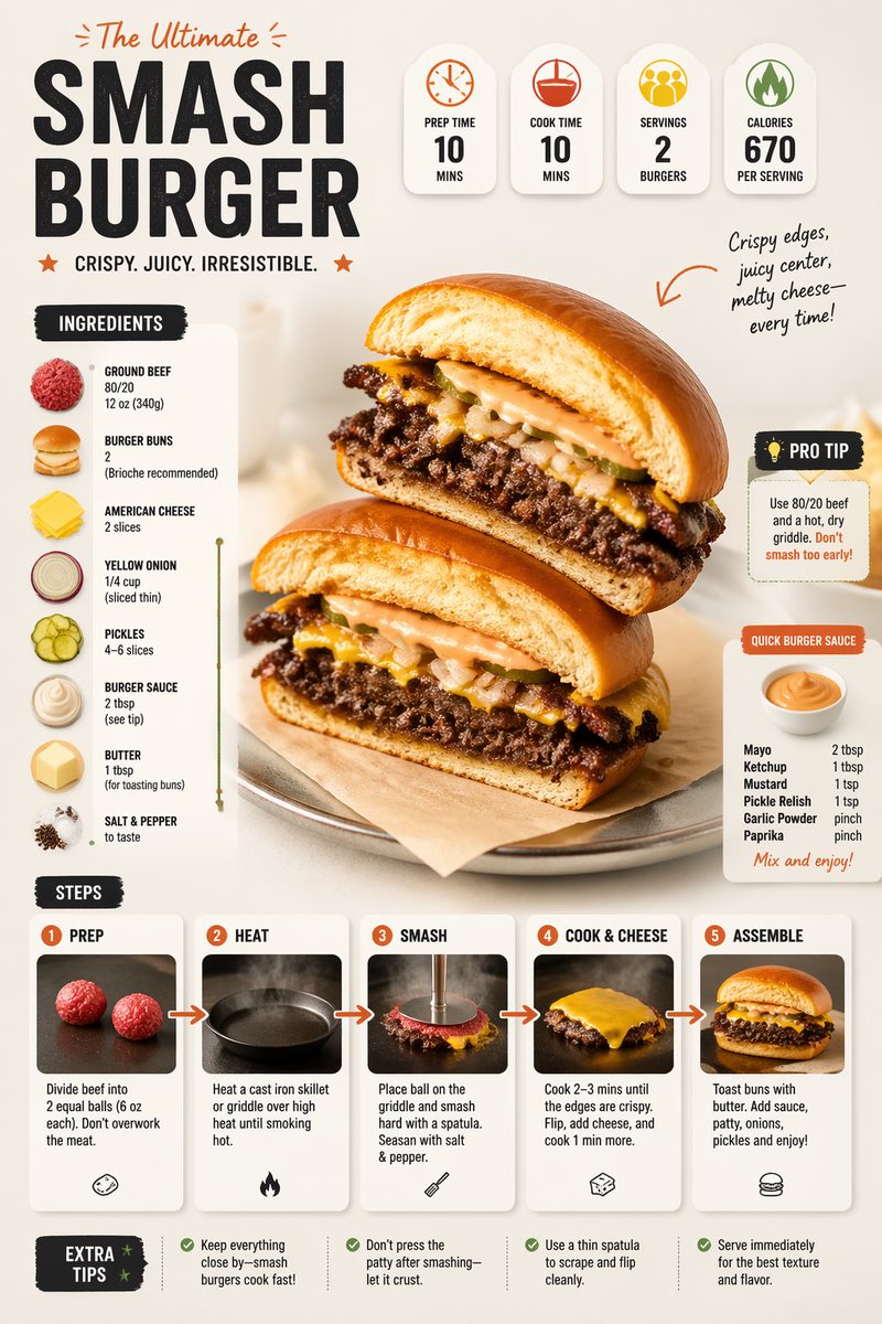 Modern Minimal Food Infographic Design