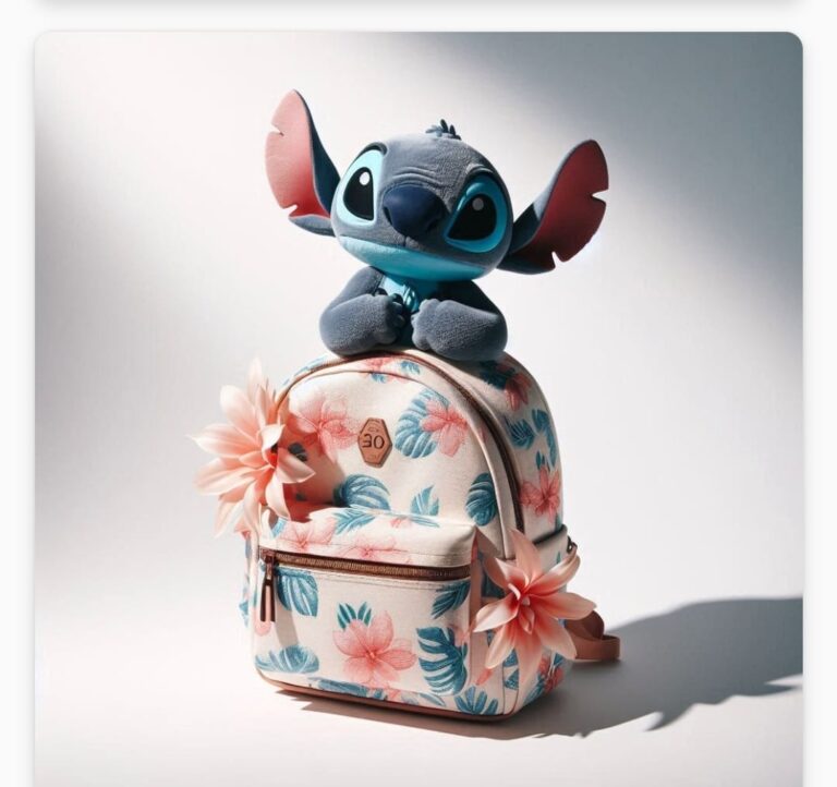 Tropical Backpack with Pixar Stitch