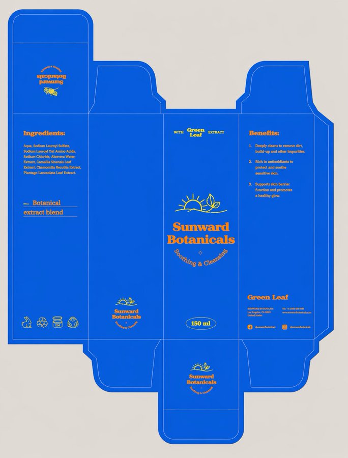 Minimal Premium 3D Packaging Box Showcase