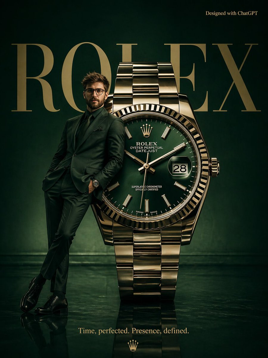 Rolex Surreal Luxury Poster