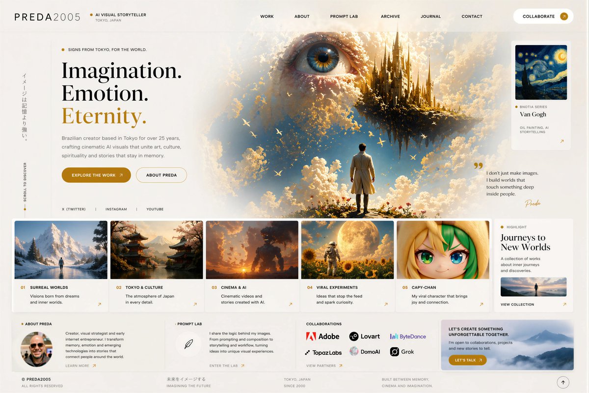 Art Master Premium Personal Website Design