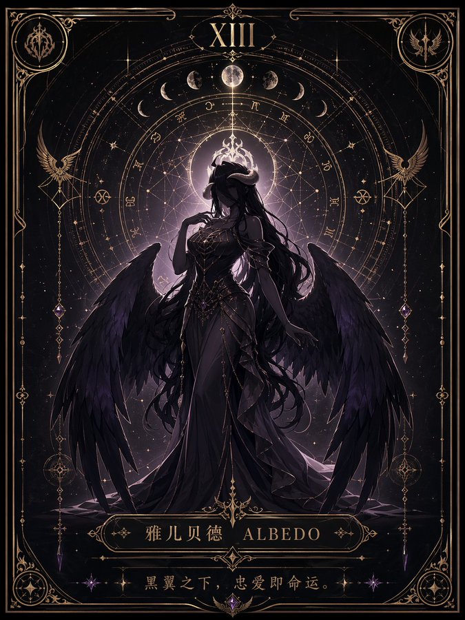 Minimal Destiny Astrolabe Tarot Poster
