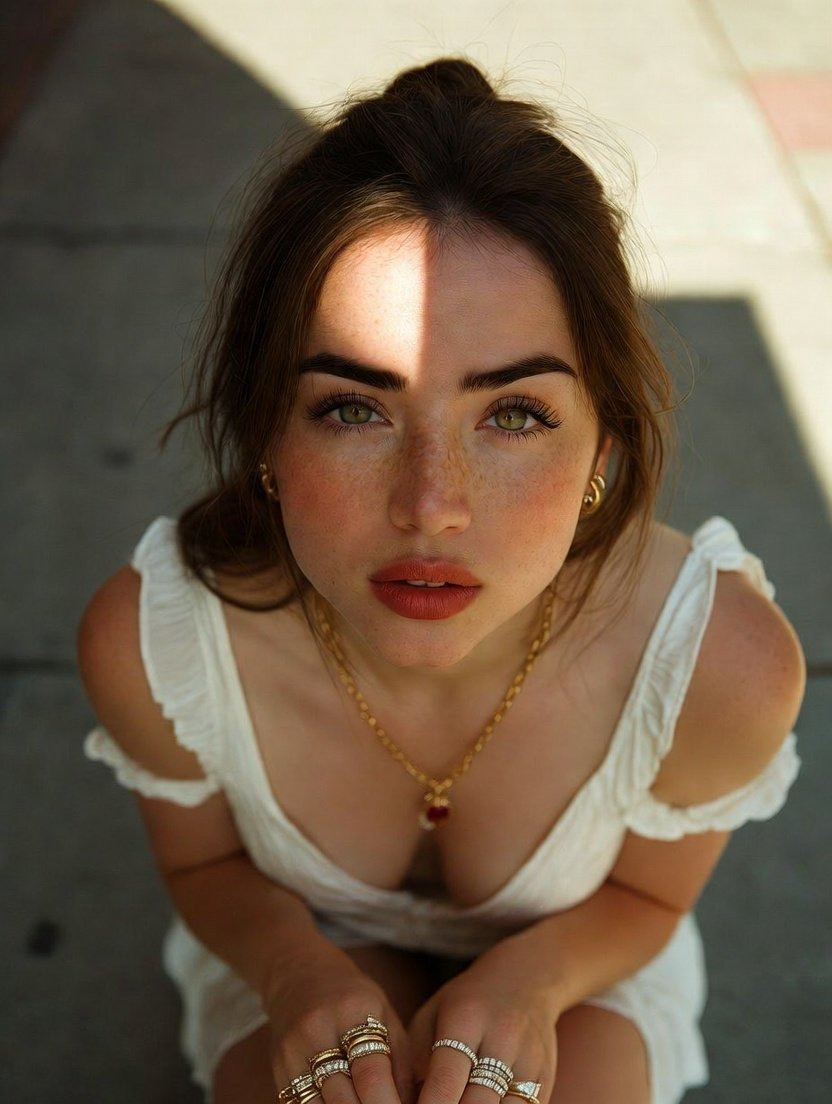 Golden Hour Portrait On Walk Of Fame