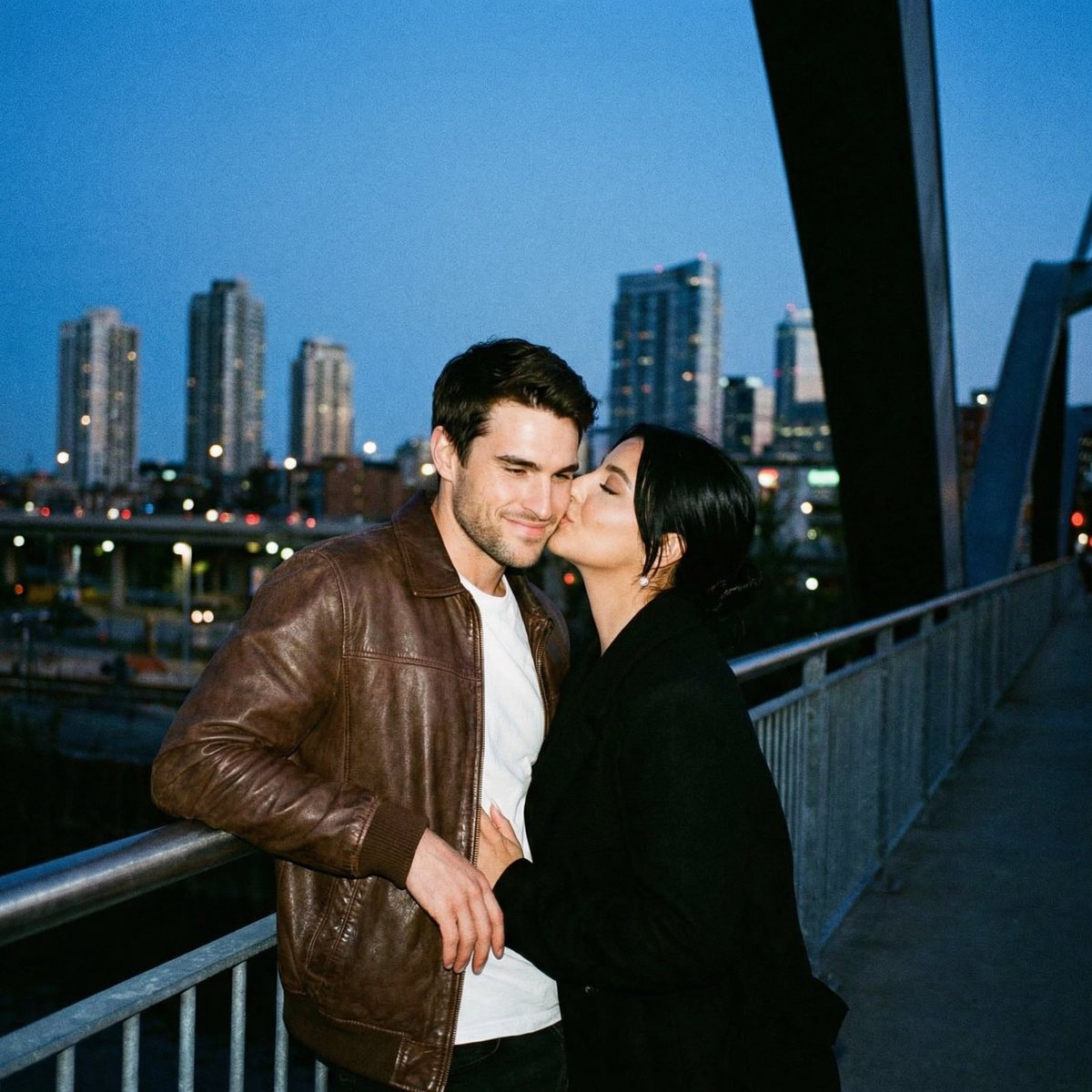 Bridge Kiss at Blue Hour