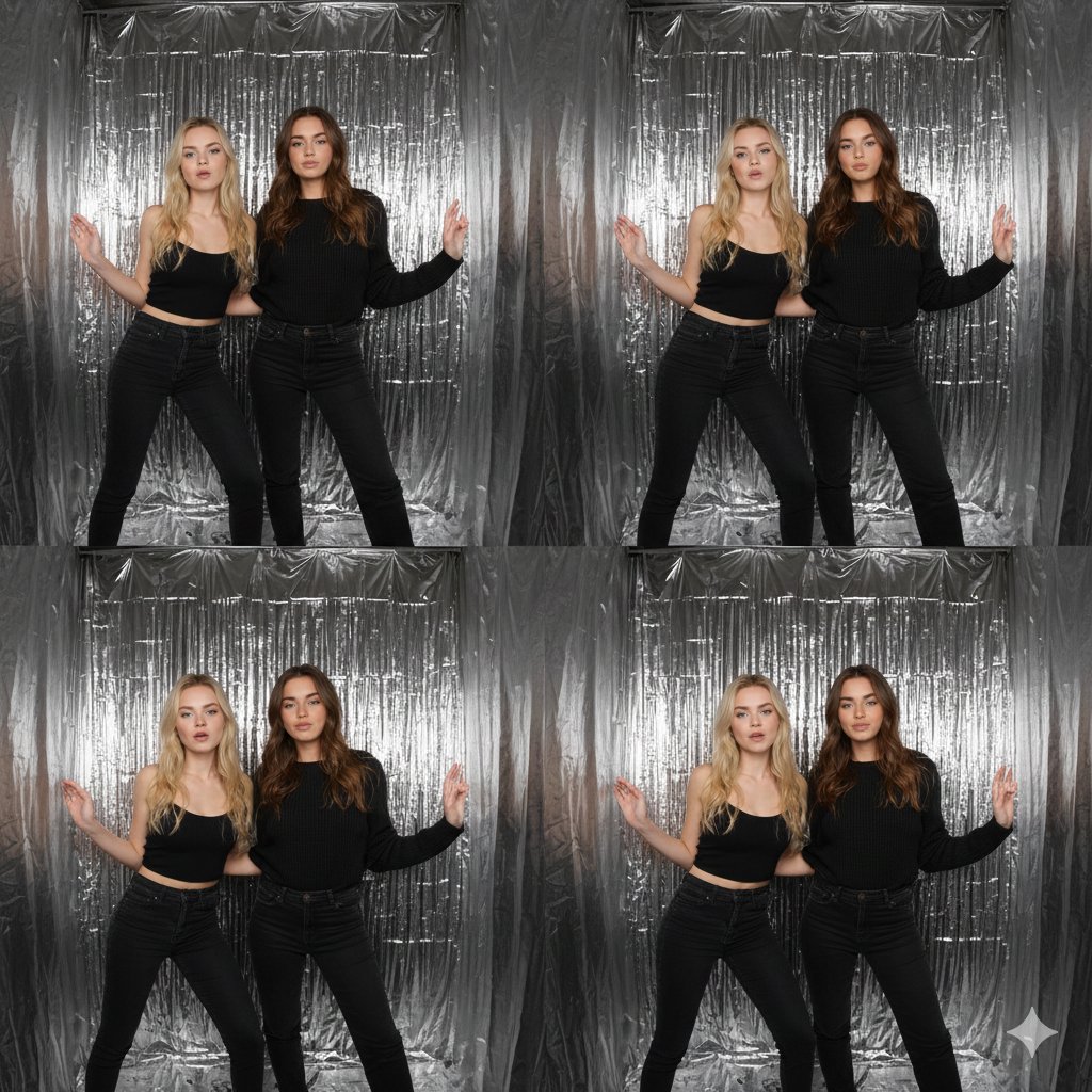 Blue Photo Booth Collage