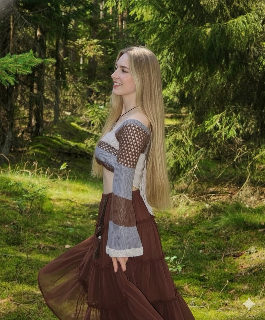 Golden-Haired Bohemian Forest Dream