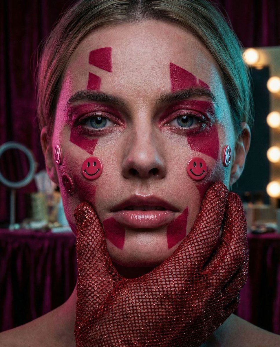 Cyberpunk Geisha Deconstructed Portrait