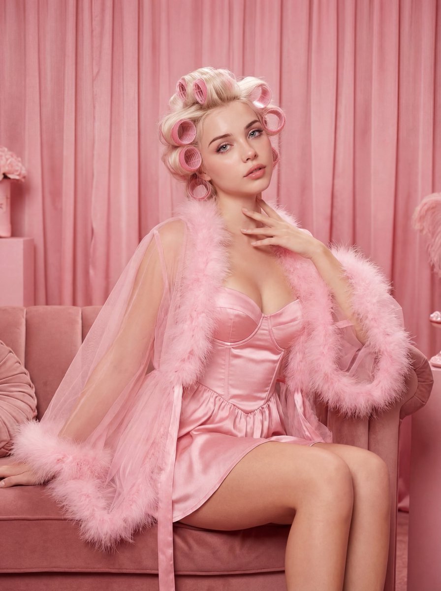 Pink Boudoir Glamour