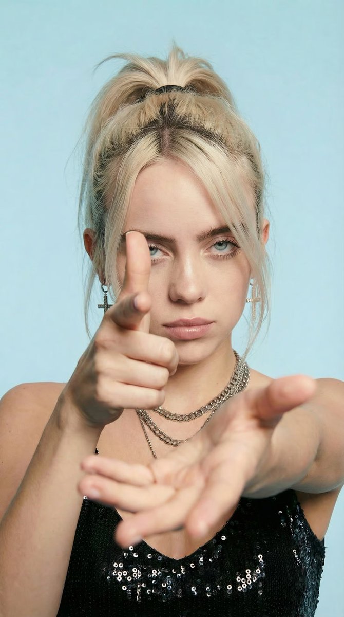 Silver Beauty Pointing at You