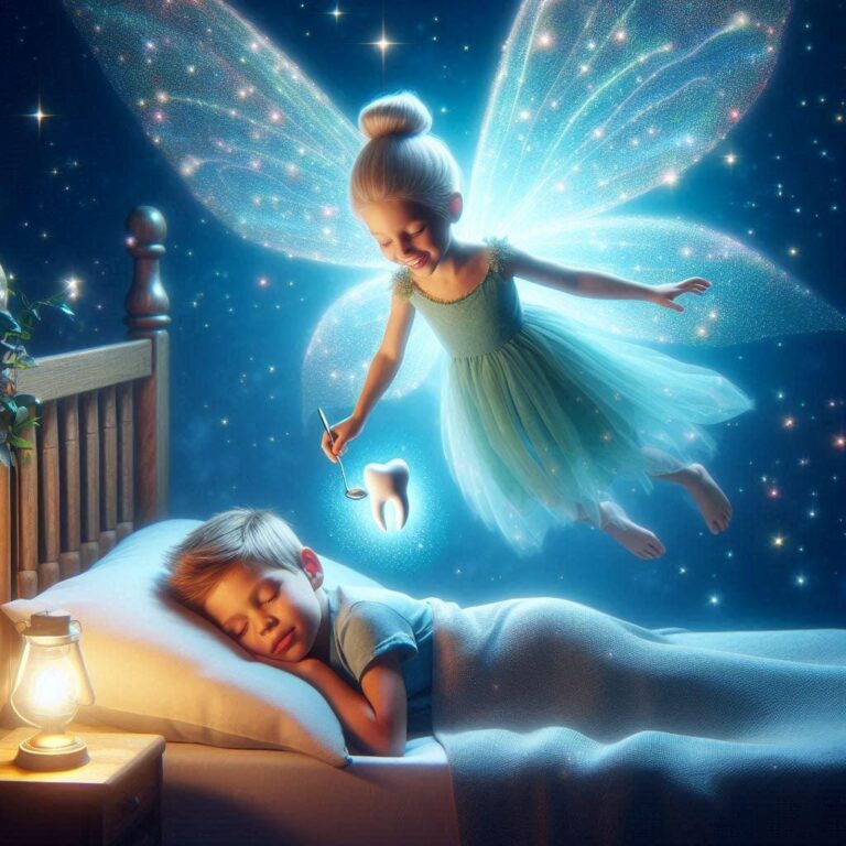 Hyper-Realistic Tooth Fairy Scene