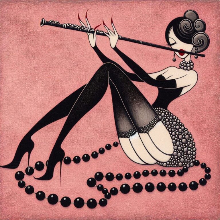 Lady Stocking with Pearl Tail