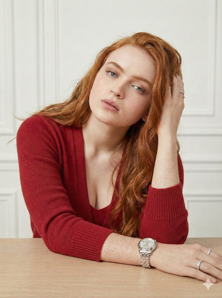 Red Fashion Portrait Photography