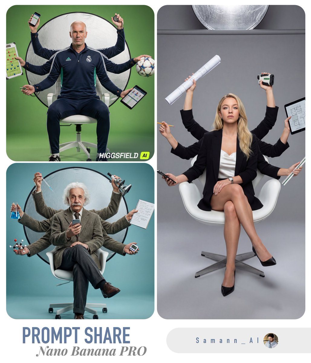 Multi-Armed Pro Portrait