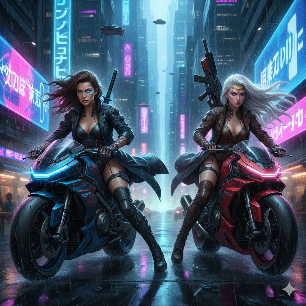 Neon Riders: Cyberpunk Mercenaries
