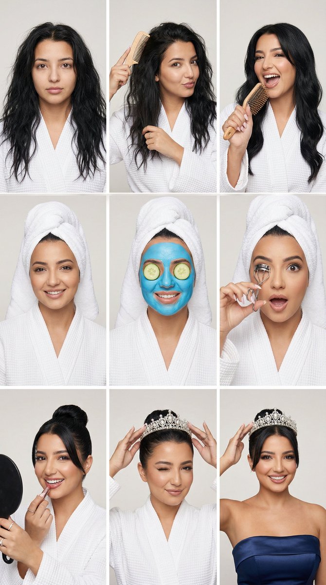 Glam Spa Editorial Grid