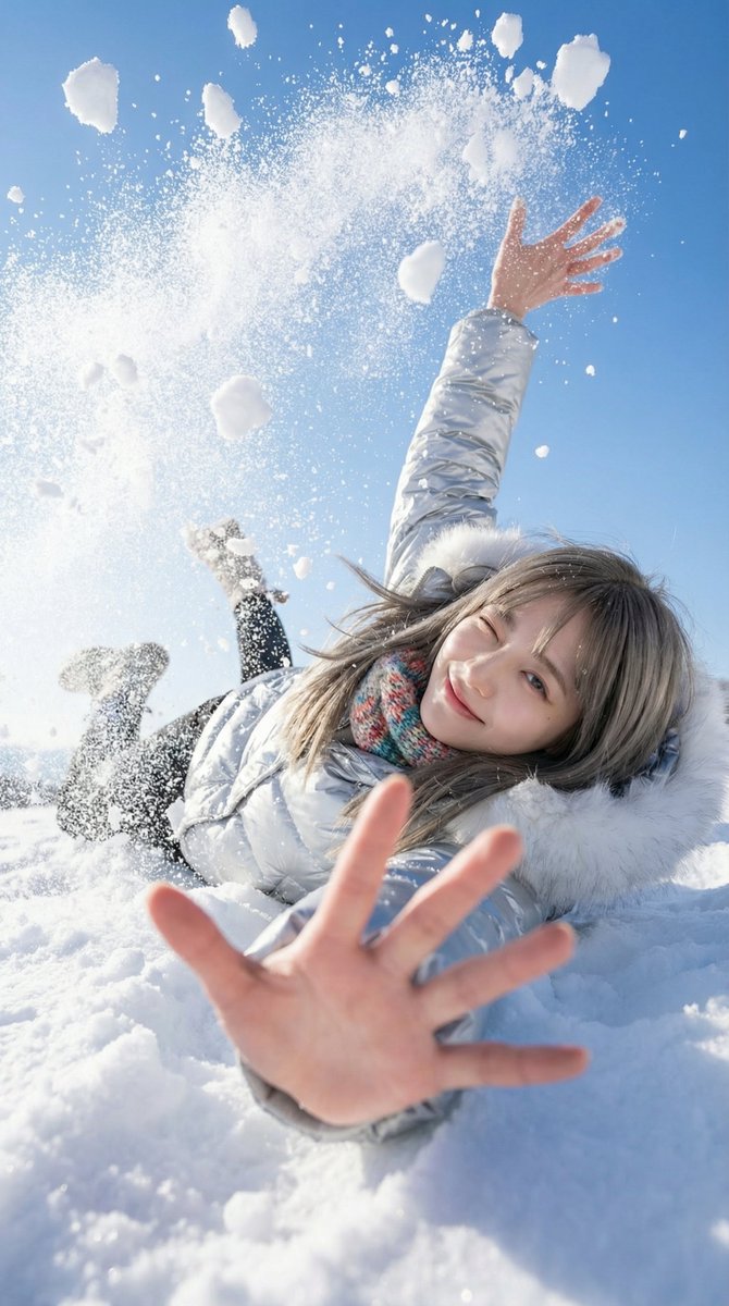 Snow Backfall Frozen Moment