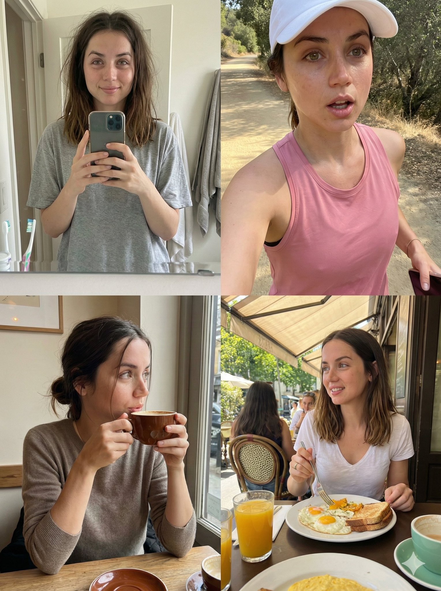 Ana de Armas Realistic Daily Grid