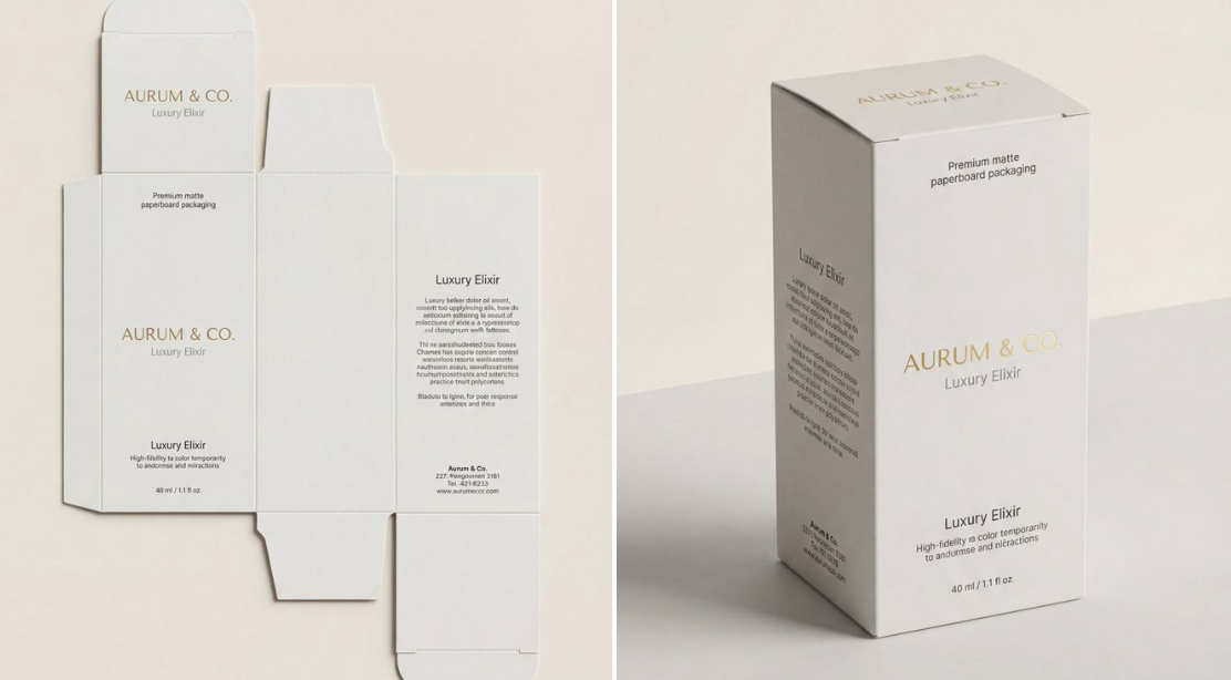 Premium 3D Packaging Box Visualization