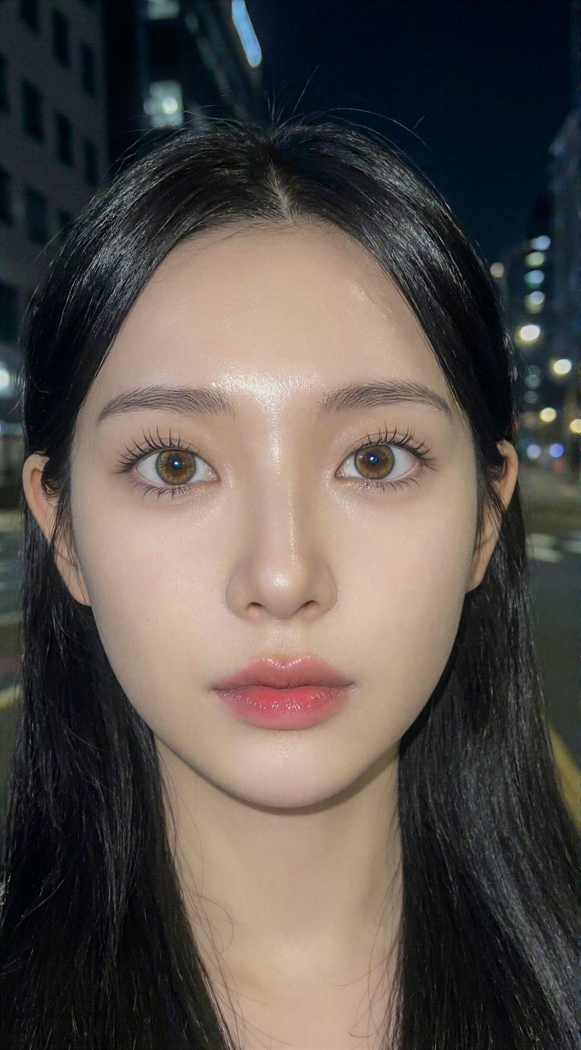 Night Flash Porcelain Doll Portrait