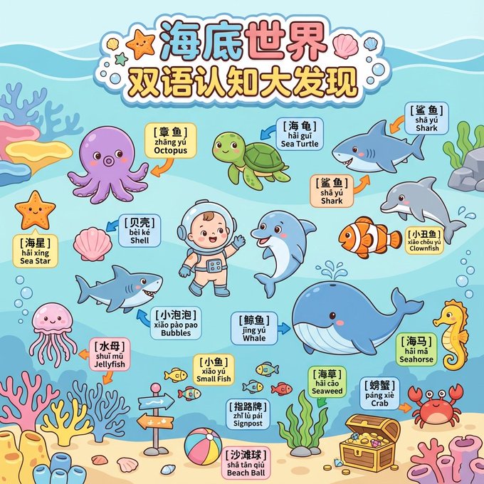 Underwater Bilingual Discovery