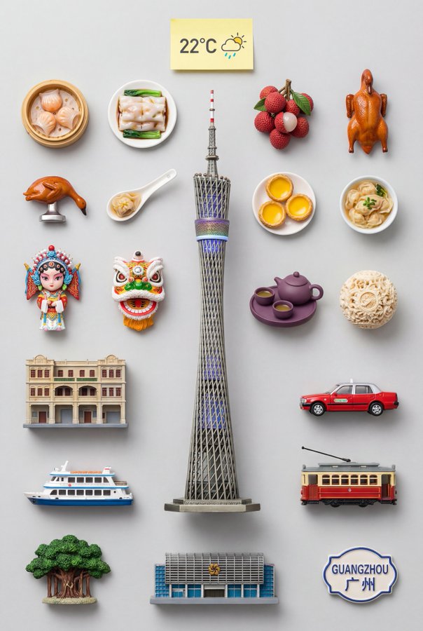 City Deconstructed Miniature Magnets