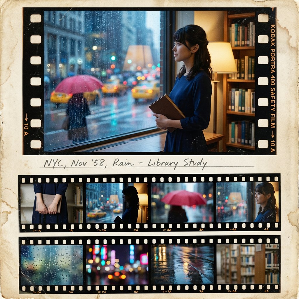 Cinematic Film Contact Sheet Master