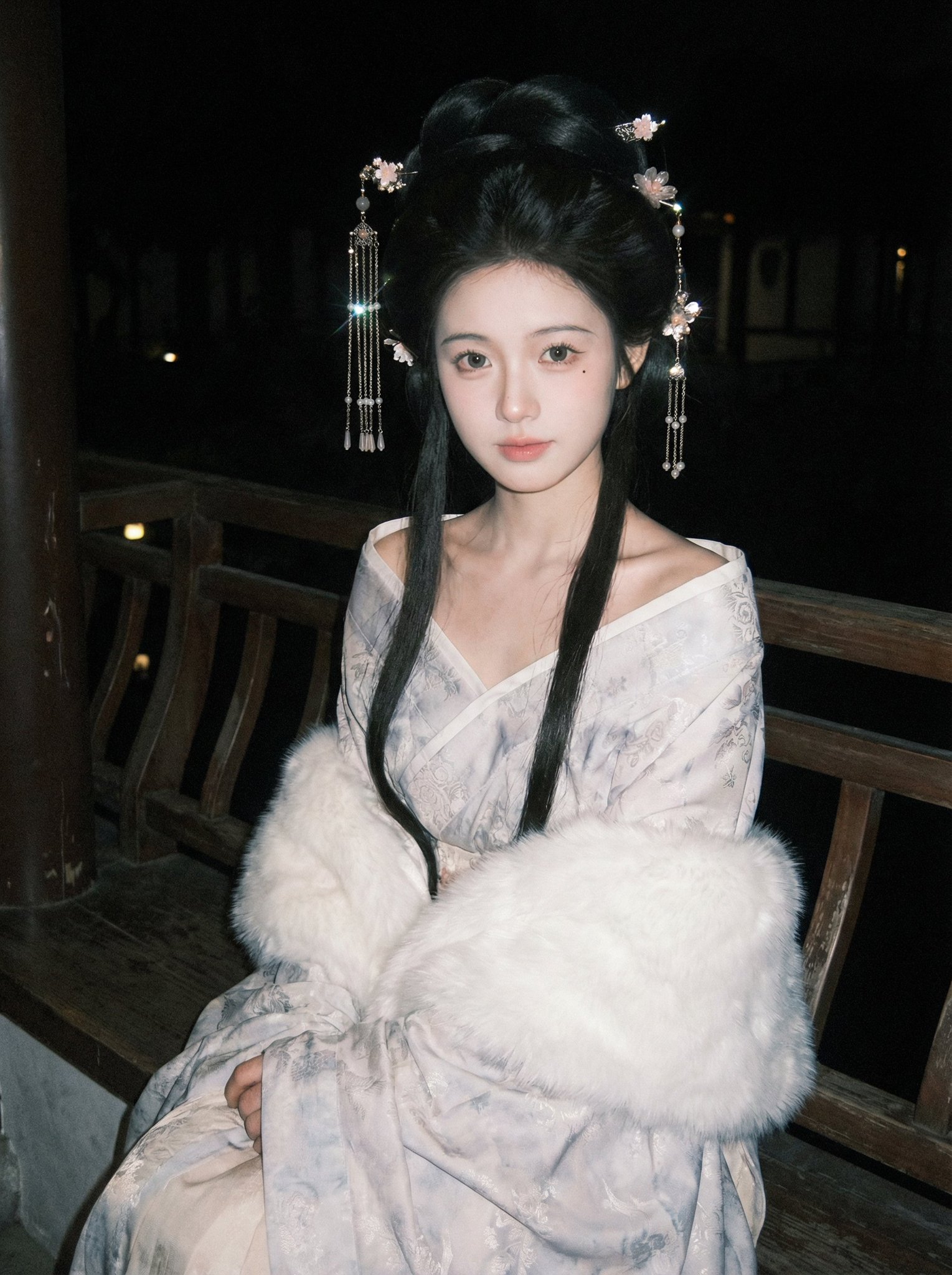 Ancient Garden Night Portrait